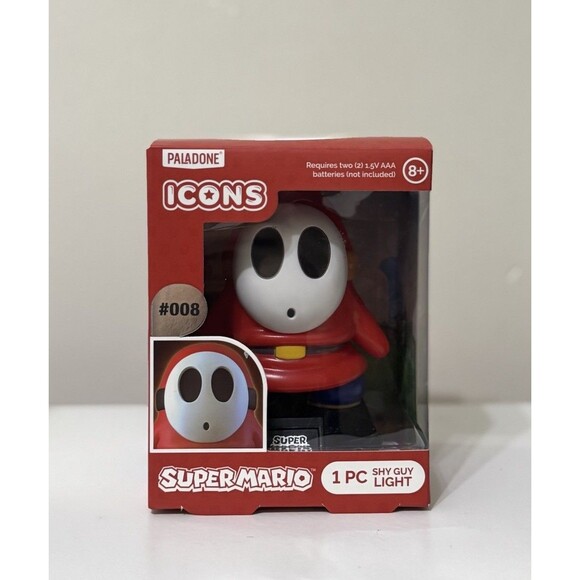 Super Mario Shy Guy Light Lamp Paladone Icons #008 Nintendo Ships Free  BrandNew - Picture 1 of 4
